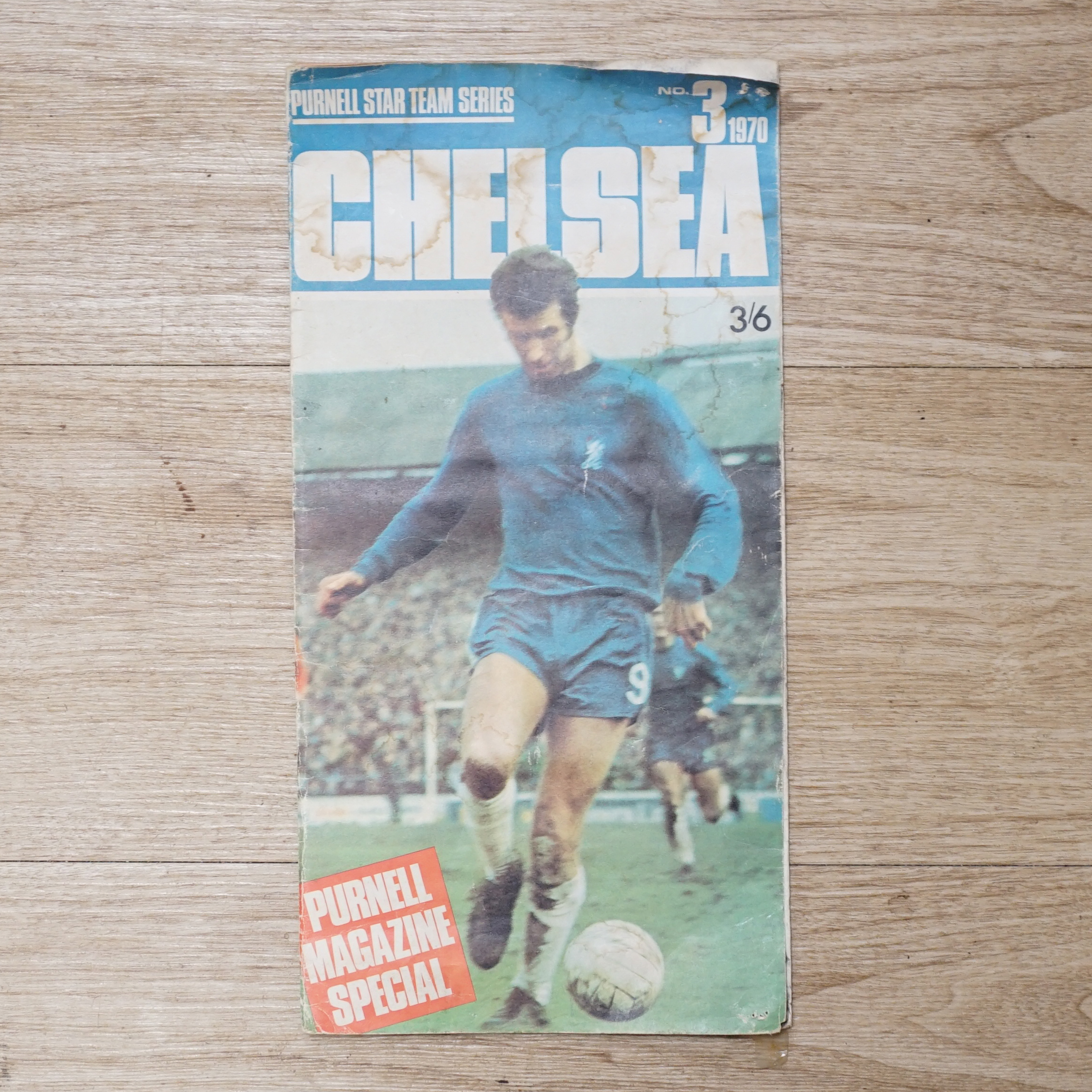 A Chelsea Football Club brochure, 1970, autographed by many of the players